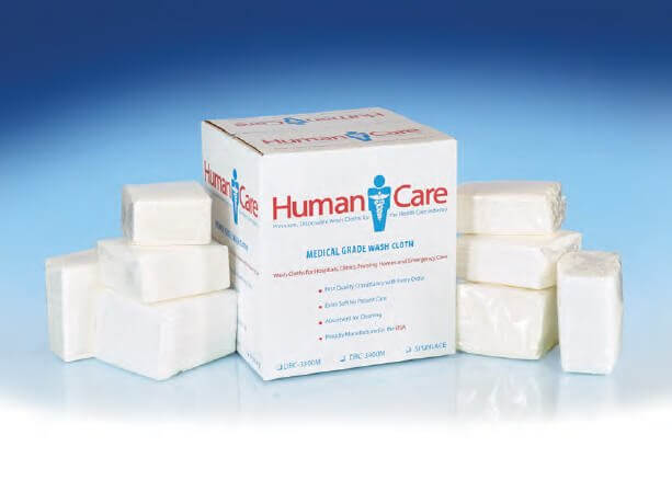 Human Care® Disposable Washcloths